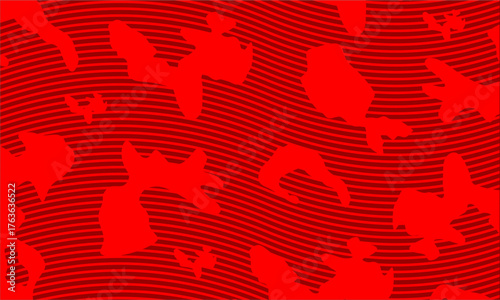 Energetic red pattern filled with irregular shapes and subtle gradients, perfect for sporty or expressive visuals.