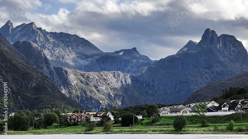 Norwegian Landscape Mountains Åndalsnes Norway View