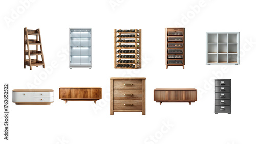Storage - Cabinets & Shelves - Wall Shelf, Filing Cabinet, Shoe Cabinet, Wine Rack, Small Dresser, TV Stand, Open Shelving Unit, Cabinet, Credenza, Bookshelf
