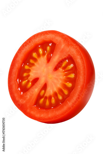 Wallpaper Mural Juicy Tomato Cut piece High quality Realistic image. Torontodigital.ca