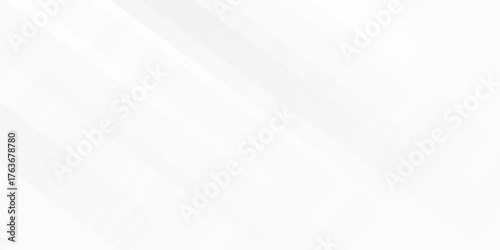 White abstract background with line pattern, banner design. Vector