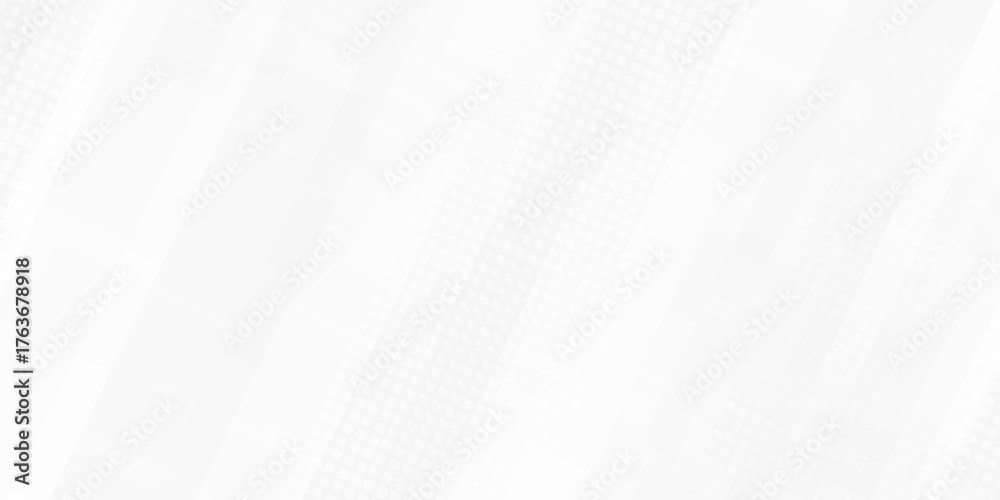 Obraz premium White abstract background with line pattern, banner design. Vector