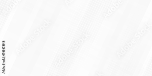 White abstract background with line pattern, banner design. Vector