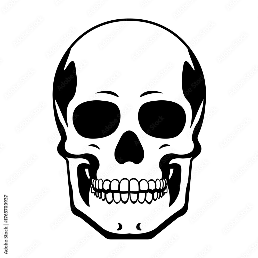 Fototapeta premium Skull vector. Skull icon vector