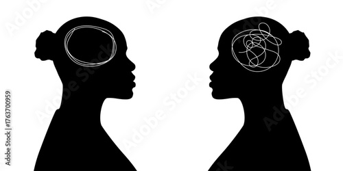 Therapy icon. mental health concept design