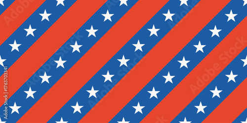 American pattern. USA seamless pattern 