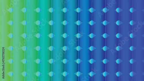 Abstract gradient background with repeating diamond shapes in vertical lines