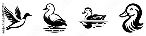 Duck Logos: A Collection of Elegant and Minimalist Designs.