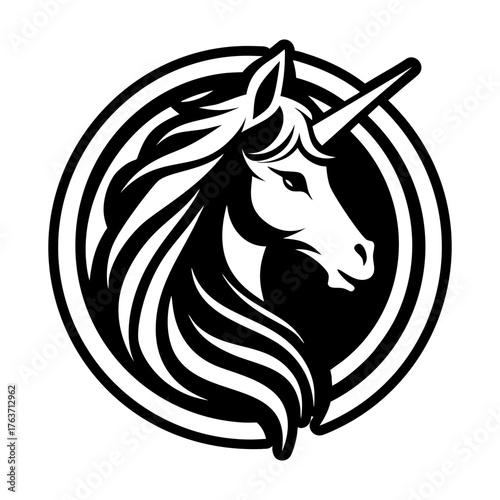 A filled style icon representing a pegacron mascot
