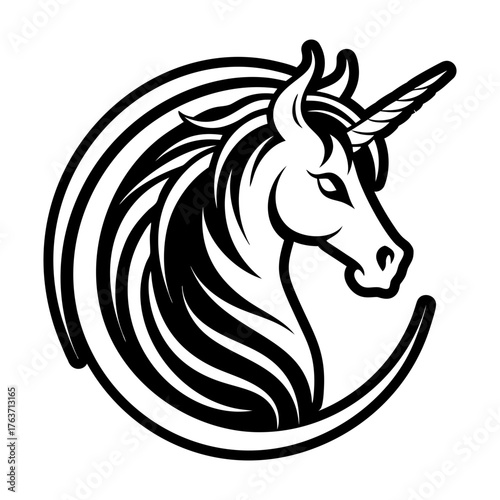 A filled style icon representing a pegacron mascot