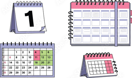 Calendar schedule reminder date time management appointment planning