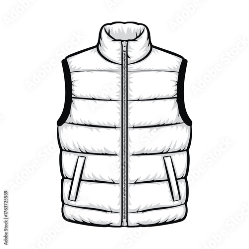 winter fashion, sleeveless jacket, cold weather gear