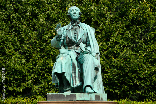 Photography andersen monument in copenhagen