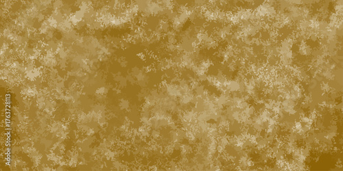 Textured Golden Brown Abstract Background Grunge Wall Vintage Design Distress Wallpaper. Gold Painted Background. Golden Abstract decorative paper texture background for artwork - Illustration.

