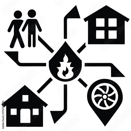 Diverse community energy sources and resource allocation for sustainable living