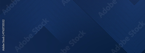 Dark blue background. Modern line stripes curve abstract presentation background. Luxury paper cut background. Abstract decoration, golden pattern, halftone gradients,