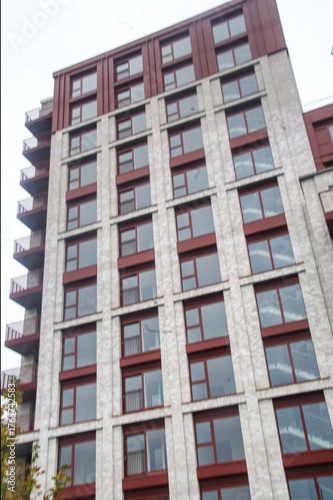 Photography residential building in the city of dublin