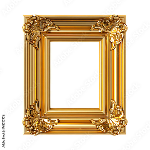 GOLDEN COLOUR BLANK PHOTO FRAME IN THE MIDDLE elegant minimal home decor design
