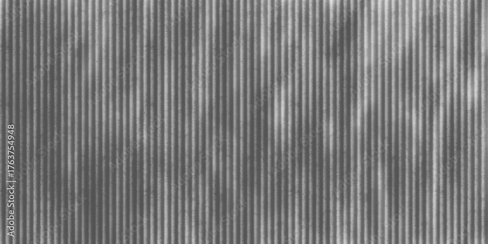 Obraz premium Abstract gray metallic texture pattern with steel lines and corrugated surface design for an industrial wallpaper backdrop