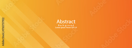 Fresh orange gradient web abstract background geometry shine and layer element vector for presentation design. presentation, poster