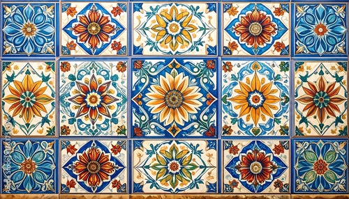 Ornate floral tile pattern (1)