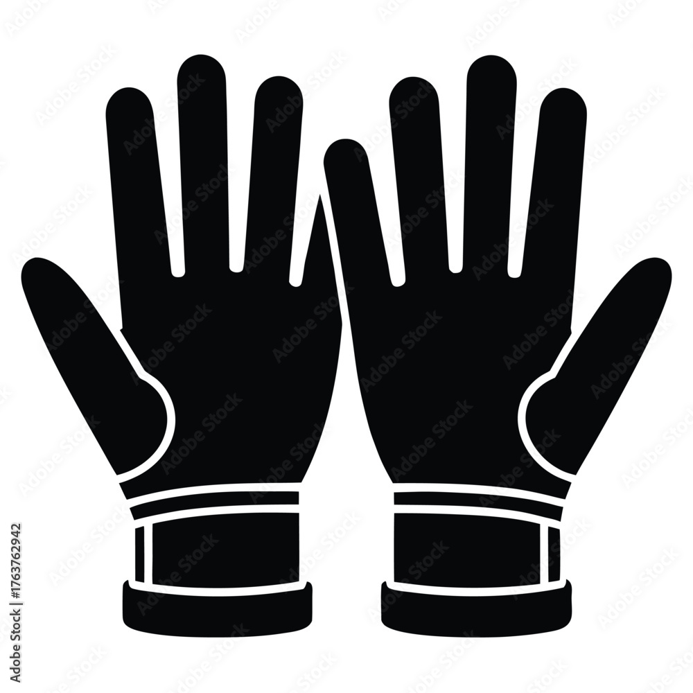 Obraz premium Pair of safety gloves for working hands protection equipment uniform