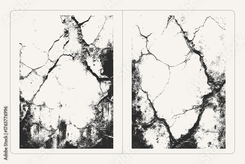 Dusty grainy wall vector texture – granular grunge surface for design, backgrounds, posters, and modern graphic projects.
