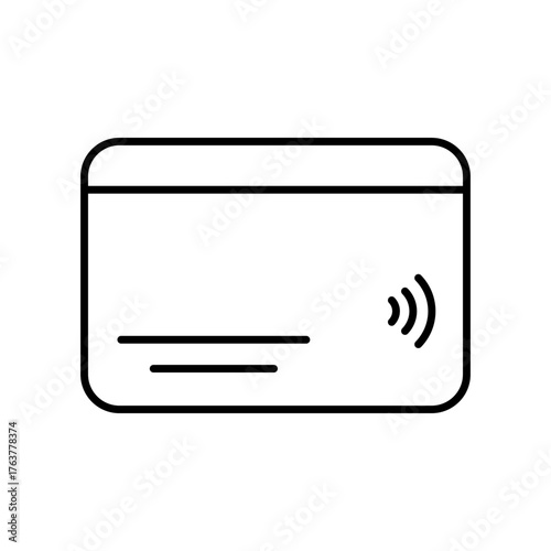 Credit card icon online payment, banking, finance, shopping, transaction, and money concept. Vector illustration for apps and websites. Vector icon eps 10