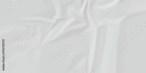 Abstract white paper crumpled panorama white paper texture background, crumpled pattern texture fabric scrapbook...	