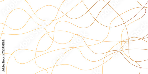 Random pattern colorful line stroke on a transparent background. Spaghetti abstract geometric pattern. Abstract luxury golden geometric random scribble lines shape background. geometric banner pattern