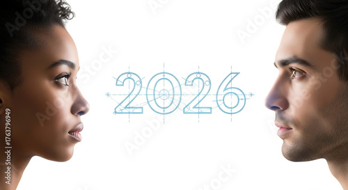 2026 Vision Future Goals Prospects Diverse Profile Focus Determination Aspiring Tomorrow