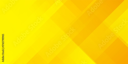 Abstract yellow square shape with futuristic concept background