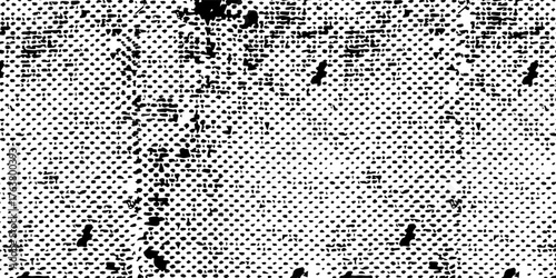 Grunge Distressed Dotted Color Halftone Retro Paper Abstract Print Texture Vector Background