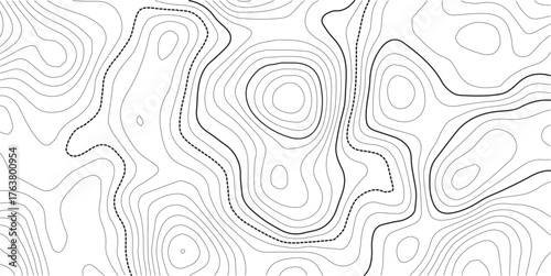 abstract wavy background. topographic contour background. Topography background. Vector banner. T