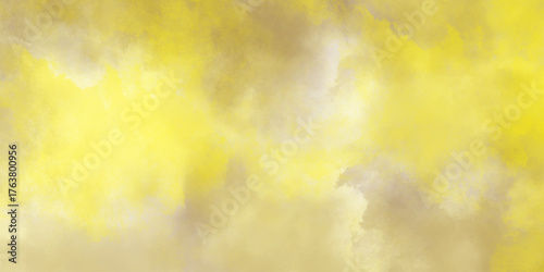 Gold sky background. Veiled Fragments of a Vanishing Horizon, Wrapped in the Misty Resonance of an Undefined Emotion. .Modern yellow clouds background.