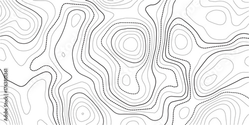 abstract wavy background. topographic contour background. Topography background. Vector banner. T