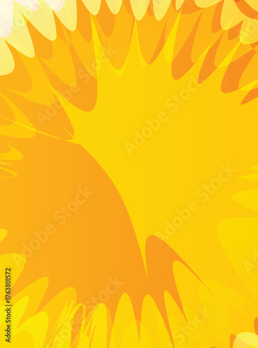 Abstract geometric background features vibrant yellow, orange hues, backdrop background for banner, poster, ads, covering and wallpaper design