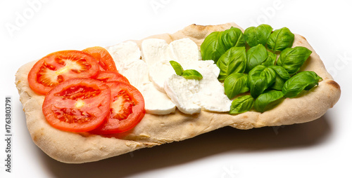 pizza like the Italian flag