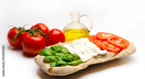 pizza like the Italian flag