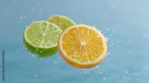 Floating citrus slices, effervescent zest for summer solstice celebrations, cleansing rituals, vibrant refreshment, and healthful delight