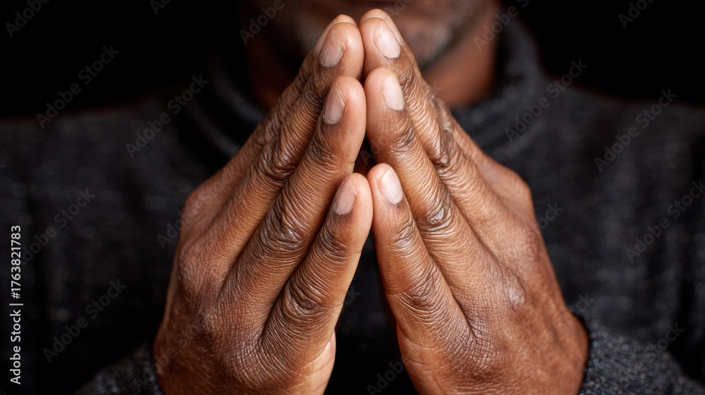 Fototapeta premium Praying posture Faith