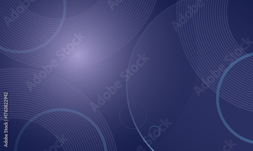 Abstract purple background with glowing curve geometric lines. Modern minimal shiny purple lines pattern.
