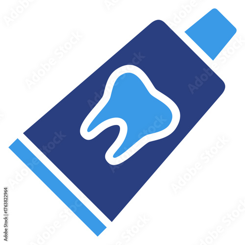 Toothpaste Tube  Icon Element For Design
