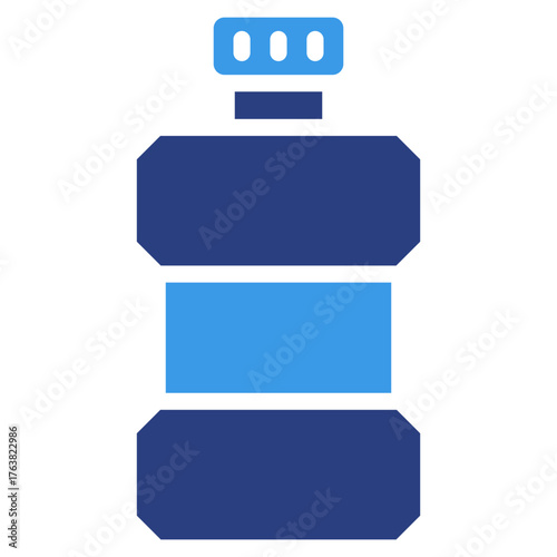 Mouthwash Bottle  Icon Element For Design