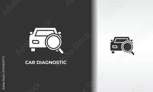 Car Diagnostic Vector, Icon Or Logo Sign Isolated Symbol Illustration