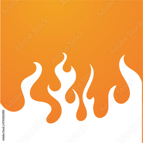 Fire flame background vector illustration design
