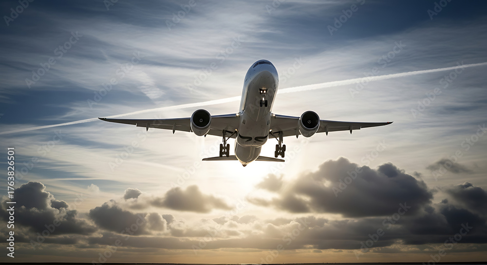 Obraz premium plane taking off