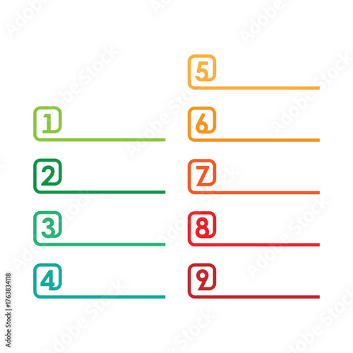 Design template number for slide presentation 