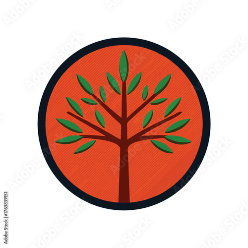leaf icon vector illustration
