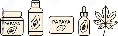 Restaurant menu design with fork knife and spoon icon in red vector style